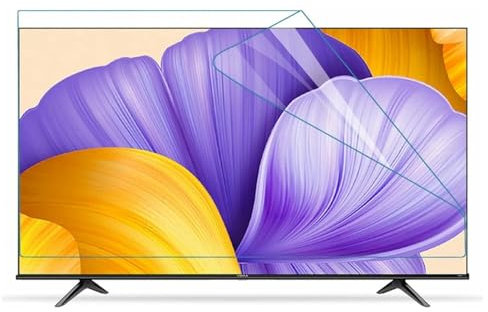 tyfuture Pellicola Protettiva per Schermo TV da 32 A 75 Pollici, Opaco Pet Proteggi Schermo TV Antiriflesso Anti Luce Blu Pellicola AntiGraffio per LCD, LED, OLED QLED 4K HDTV(42 inch 917x516mm)