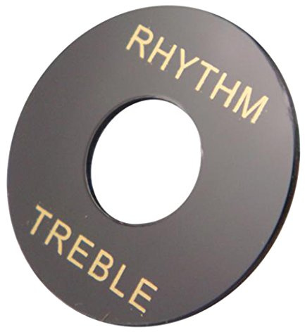 Rhythm Treble Ring Cover Pickup Selector Switch Plate Set For EPI Les Pauls