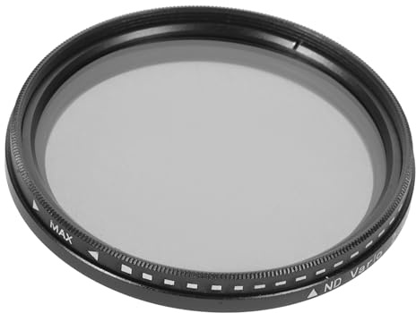 Mikinona Nd Nd2-nd400 mit Dünnem aus Aluminiumlegierung zur Glas und Design Variabler Filter 55mm Präzisen Lichtsteuerung für Kameraobjektive Produktfotografie