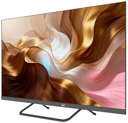 Majestic FL32VDC V2 - Televisore SMART LED HD READY 32, Sistema operativo VIDAA, Wi-Fi integrato, DVB-T/T2 e DVB-S/S2, Telecomando, 2 USB, 3 HDMI, stand centrale
