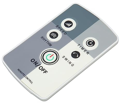 Generic Mando a Distancia de Ventilador de Repuesto Universal, Botones Ligeros y Sensibles para Ventiladores, Material ABS Duradero