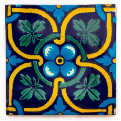 Mexikanischen handgemachten Talavera, 10.5cm Fliesen - Eine Packung von 10