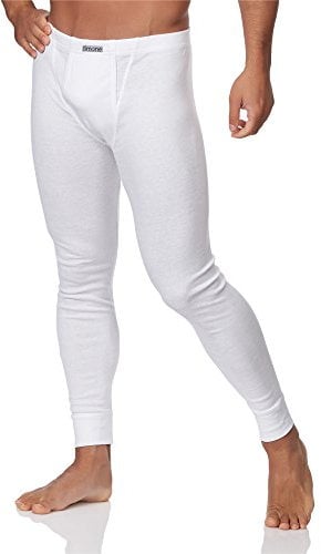 Timone Herren Lange Unterhose (Weiß, M)