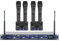 VocoPro UHF580510 Professional Rechargeable 4-Channel UHF Wireless Microphone System