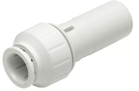 JG Speedfit PEM062215W Reducer, White, 22 x 15 mm, Set of 10 Pieces