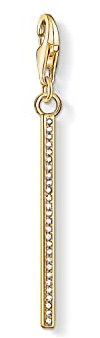Thomas Sabo Damen-Anhänger Vertical Bar gold 925 Sterling Silber 1577-414-14