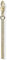 Thomas Sabo Damen-Anhänger Vertical Bar gold 925 Sterling Silber 1577-414-14