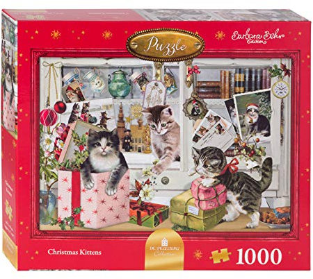 Alison Gardiner Coppenrath Puzzle Weihnachten Kätzchen 1000 Stück