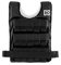 Capital Sports Monstervest Gewichtsweste - Weight Vest für Kraft- & Ausdauer-Training, verstellbare Trainingsweste, herausnehmbare Metall-Gewichte, 10 kg, schwarz