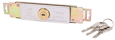 Aexit cerradur de la puerta enrollable del armario de seguridad del metal para el almacén Almacén Garaje (model: S9049VIX-7836TX) con 3 llaves