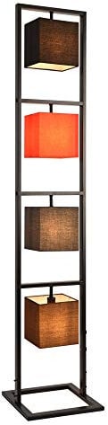 lux.pro Stehleuchte 4X E14 max. 40W 147cm Stehlampe Standleuchte Industrial-Look Metall Mehrfarbig