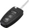 ✅ Carcasa para llave con mando a distancia para Ford Fiesta, Focus, Ka, Transit, Kuga, 3 teclas, Ford 11