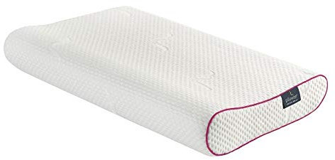 Pillowise Nackenstützkissen, Füllung mit 100% Memory Schaum, Tencel Bezug, waschbar Farbe Pink