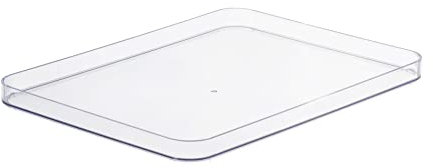 SmartStore Compact Clear L Deckel | Stapelbare Aufbewahrungsbox | Plastikcontainer für zuhause| Transparente Boxen mit Deckel | Günstige Kleider- und Büroorganisation | Kühlschrankkörbe