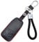 KASER Leather Keyring Case Compatible with Audi A1 A3 S3 A4 S4 A5 S5 A6 A7 Q3 Q5 Q7 TT Protective Key Cover Car Remote Control