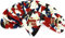 Fender® 351 Shape Classic Picks Confetti Celluloid Plectrums Shape 351 – Pack of 12 – Thickness: Extra Heavy – Colour: Confetti
