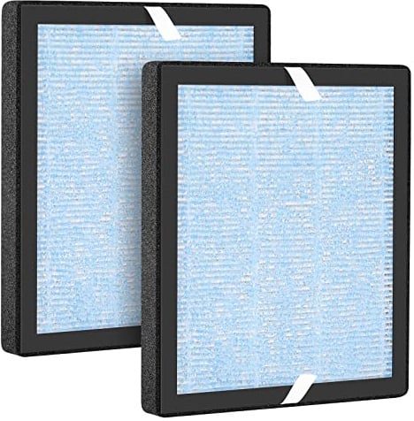 Ecleanfy R1 P1801 P1802 Filter: 3-in-1 True HEPA für Yiou R1 & Elechomes P1801/P1802, Aktivkohlefilter, 2 Stück