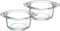 Emilja® 2er Set Suppentasse Servierschalen Multifunktionsschale Dessertschale 50cl mit Griffen
