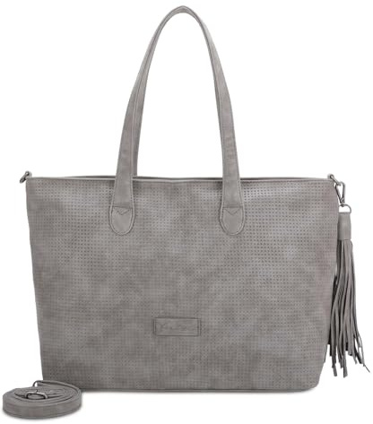 Fritzi aus Preussen Umhängetasche Schultertasche Vintage Jordy Shopper Rock grau