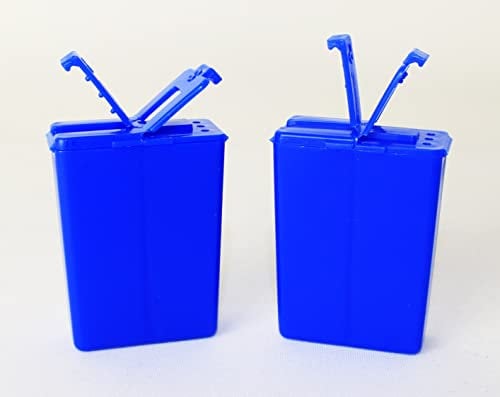 TUPPERWARE C72 Würzling, 2St, Mini Salz/Pfefferstreuer 25ml Blau