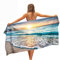 Ulticool - Meer Wellen Strand Natur - Handtuch Mikrofaser - Reisehandtuch Schnelltrocknendes Badetuch - 160 x 80 cm - für Reisen Fitness Gym Sport - leichte Microfiber Strandtuch