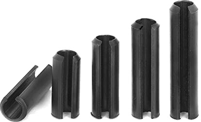200Stück φ4mm×25mm Federstift aus Manganstahl ® Elastischer gerader Stift ® Hohlstift ® Stift aus Baumwollstift