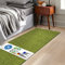 KARAT Bettvorleger Barcelona - Shaggy Bettumrandung - Teppich Läufer für Schlafzimmer Wohnzimmer - Flauschiger Teppichläufer (80 x 160 cm, Grün)