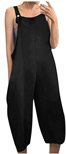 Jumpsuit Damen Elegant Casual Ärmelloser Jumpsuits,Arbeitshosen Latzhosen,Jumpsuit Rosa Festlich,Arbeitslatzhosen,Blaumann Latzhose,Damen Arbeitshosen,Jumpsuit Damen Rot