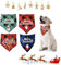 Hundehalstuch Weihnachten, Hund Weihnachten Halstuch, 4 Stück Hunde Bandana Kopftücher, Hundehalstuch, Hundehalstuch Weihnachten Geschenk, Bandana für Hund, Hunde Bandana Kopftücher