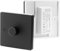 5W-200W Thyristor Dimmer Switch for Dimmable LED/Halogen/Incandescent Bulbs, AC200-240V Black Dimmer with Memory Function, Hand Knob Control, Dimmable from 0-100% (1Pcs)