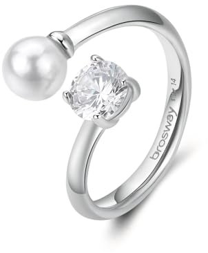 Brosway Anello Donna In Acciaio, Anello Donna Collezione Affinity - BFF190B