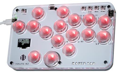 HARIKIKI Arcade Stick für Switch/PS4/PC/PS3, S16 Gamer Fight Stick Spieltastatur Game Controller Board Joystick, DIY Street Fighting Steuerung Keypad