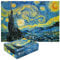 2000 Piece Puzzle-The Starry Night Jigsaw Puzzles For Adults 2000 Piece,Van Gogh Puzzles For Adults 2000 Pieces And Up,Puzzle 2000 Pieces,Jigsaw Puzzles 2000 Pieces,Oil Painting Puzzles 2000 Piece