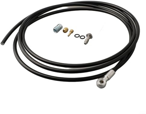 Fahrrad-Bremsschlauch und Messing-Anschlusseinsatz-Set, 2500 mm, hydraulisches Scheibenbremsschlauch-Set für Magura MT4 auf MT Trail Ersatzteil