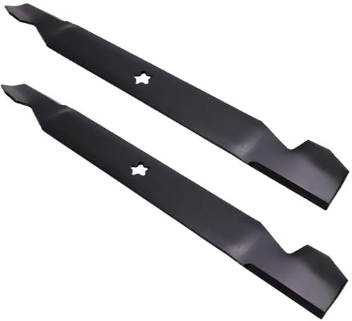 2 cuchillas de 53,5 cm (42) para cortacésped Einhell, TMB 1250, Husqvarna, 127843