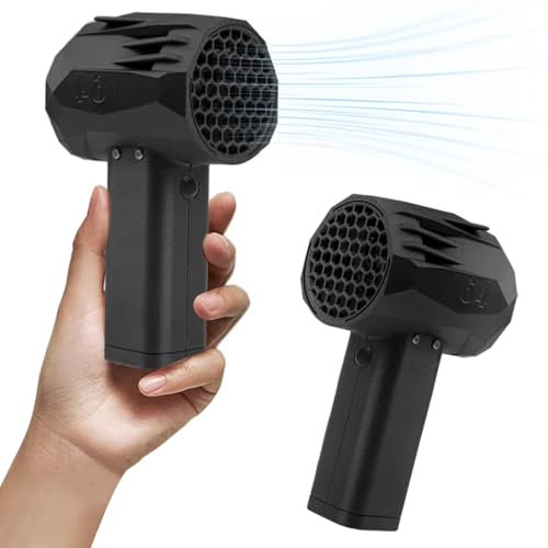 Carbon Fiber Jet Dryer Blower 1400g Thrust 240km/h Wind Speed 20W Fast Charging 4000mAh Battery Dual Overheat Protection for Car Home Camping Dust Removal