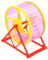 Jeorywoet Hamster Laufrad Kleiner Haustier Fitness Silent Spinner Sportspielzeug mit Ständer zufällig Farbe, Tierübungräder