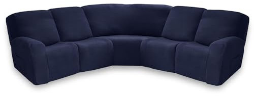 Anti Slip Sofa Cover Set for 5 Seater Recliner Sofa with Cushion Covers Arm Covers and Settee Covers Pack of 7