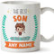 MUGFFINS Son Mug - in English - World's Best - with Doodle - Funny Gift - Ceramic 11oz Mug