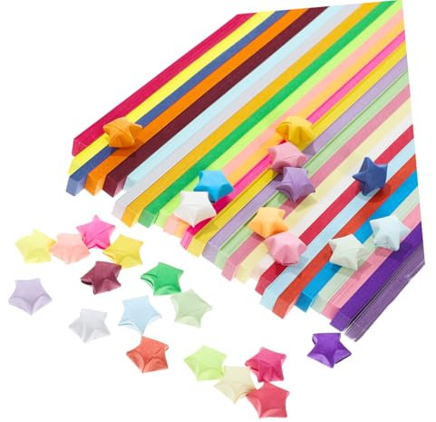 LALAFINA Üben Sie Ihre Fingerfertigkeit 2700 Blatt Origami-papierstreifen Mit Sternen Zum Basteln