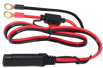 Conector SAE - Adaptador de conexión rápida de batería | SAE al terminal de junta tórica, cable de extensión de desconexión rápida de 2 pines, cable de cargador de batería duradero para automóvil, mot