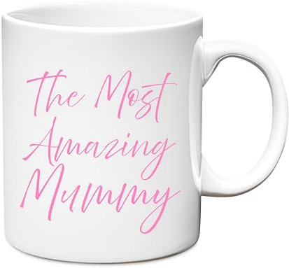 Otimist Mothers Day Gifts, 11oz The Most Amazing Mummy Mug, Elegant Gift for Mum, Coffee Cup, Lovely Best Mum Birthday, New Parent Present (The Most Amazing Mummy)
