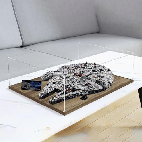Acrylic Display Case for Lego 75192 Millennium Falcon Model, Dustproof Display Box, Storage Box, Transparent Box, Display Box Compatible with Lego 75192 (Only Case, No Model)