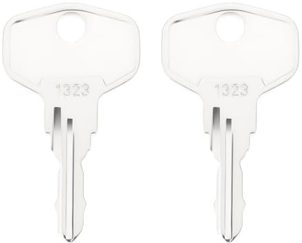 OTOTEC 2x UPVC Fenstergriffschlüssel 1323 Kompatibel mit Hoppe Fensterschlossgriffen