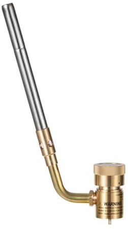 Sxmrmnx Tête de Chalumeau au Propane, Chalumeau à Gaz à Démarrage par Gâchette à Haute Intensité pour le Soudage, le Brasage, le Soudage - Efficace et Polyvalent