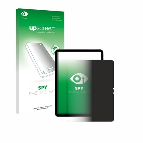 upscreen Anti-Spy Blickschutzfolie für Apple iPad Air 13 M4 2026 (Hochformat) Made in Germany, Privacy Displayschutz-Folie [Blaulichtfilter]