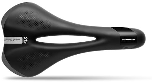 Selle Italia UNKNOWN Sportourer X Race Gel Flow Hi-Viz Fahrradsattel, schwarz, One Size UNKNOWN Sportourer X Race Gel Flow Hi-Viz Fahrradsattel, schwarz, One Size
