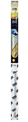 Exitex 914mm PVC Door Brush Strip Draught Excluder 18mm Bristles (White) | Seals gaps up to 18mm beneath doors; durable bristles block draughts, dust and noise. White PVC carrier includes screws.