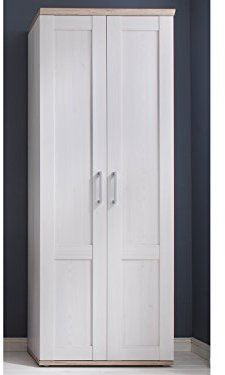 möbelando Garderobenschrank Flurschrank Hochschrank Dielenschrank Schrank Flur Barbara I