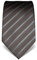 Vincenzo Boretti Herren Krawatte reine Seide gestreift edel Männer-Design zum Hemd mit Anzug für Business Hochzeit 8 cm schmal/breit anthrazit